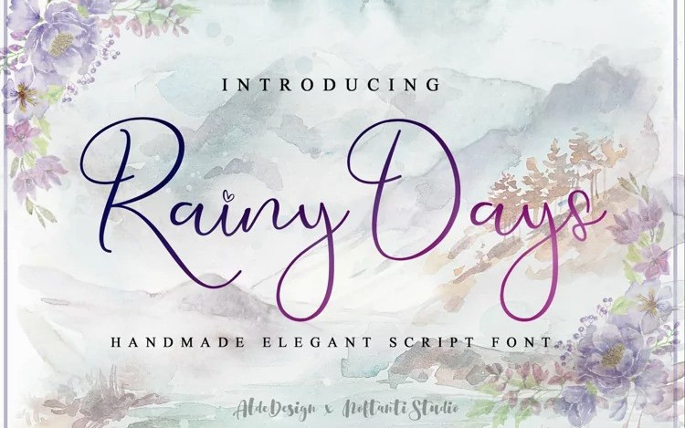 Rainy Days Script Font