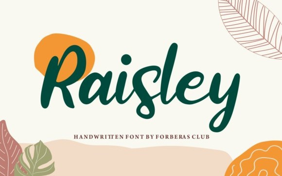 Raisley Script Font