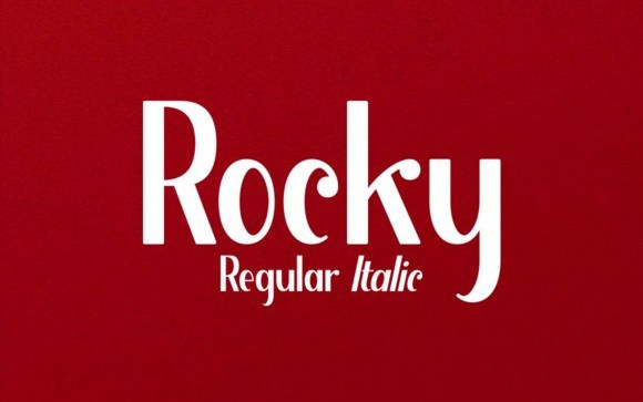 Rocky Sans Serif Font
