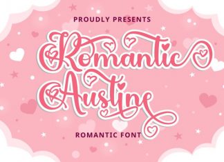 Romantic Austine Calligraphy Font