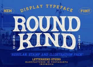 Round Kind Display Font