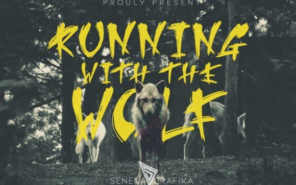 Running The Wolf Brush Font