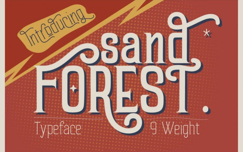 Sand Forest Serif Font
