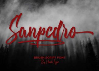 Sanpedro Brush Font