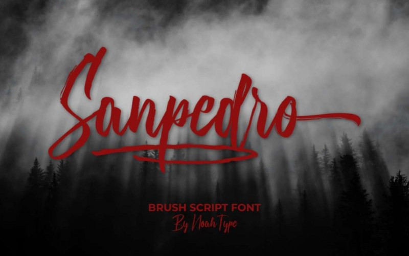 Sanpedro Brush Font