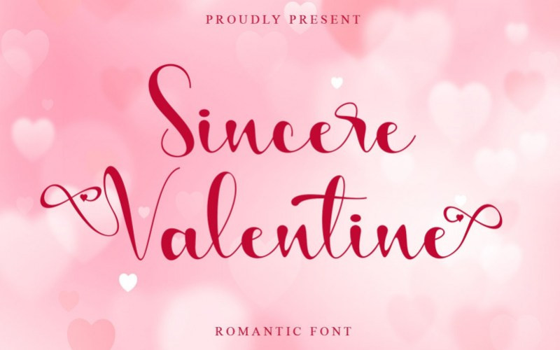 Sincere Valentine Script Font