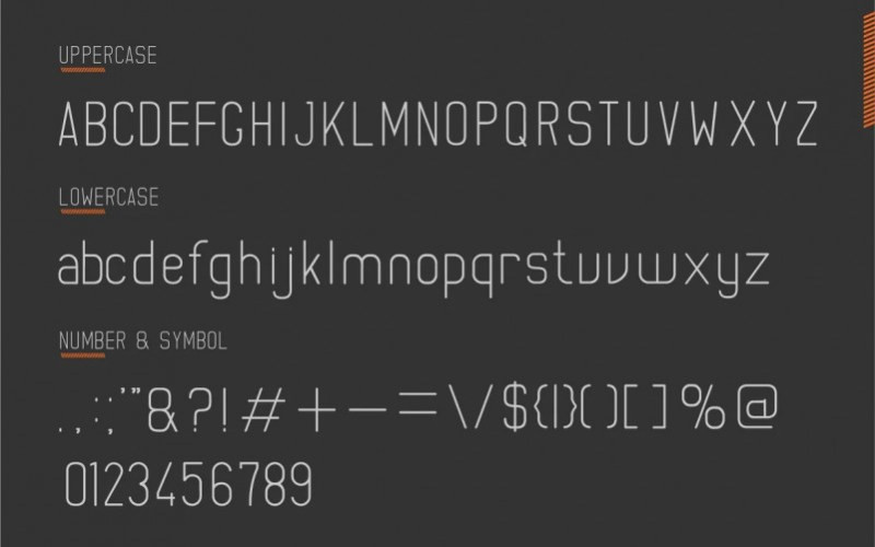 Slim Pro Display Font