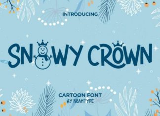 Snowy Crown Display Font
