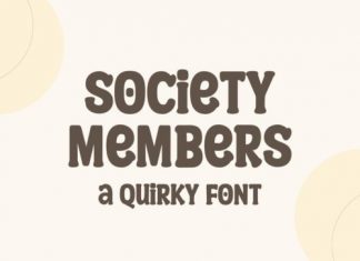 Society Members Script Font