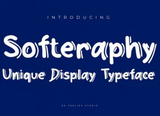 Softeraphy Display Font
