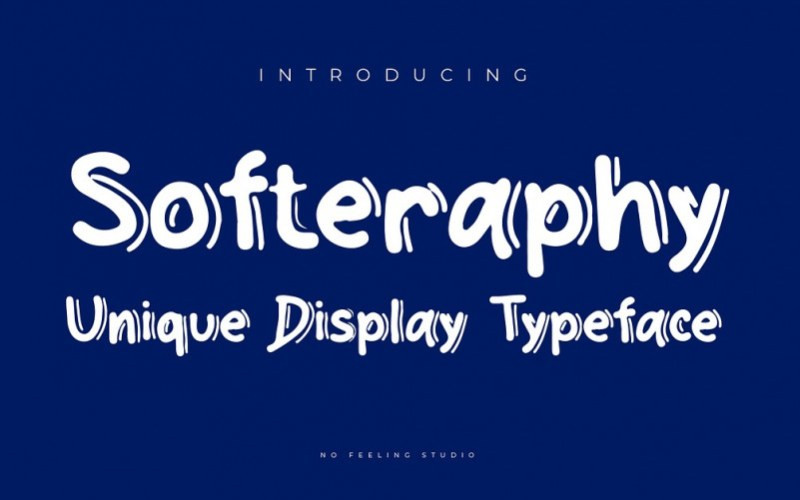 Softeraphy Display Font