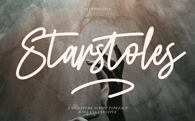 Starstoles Handwritten Font