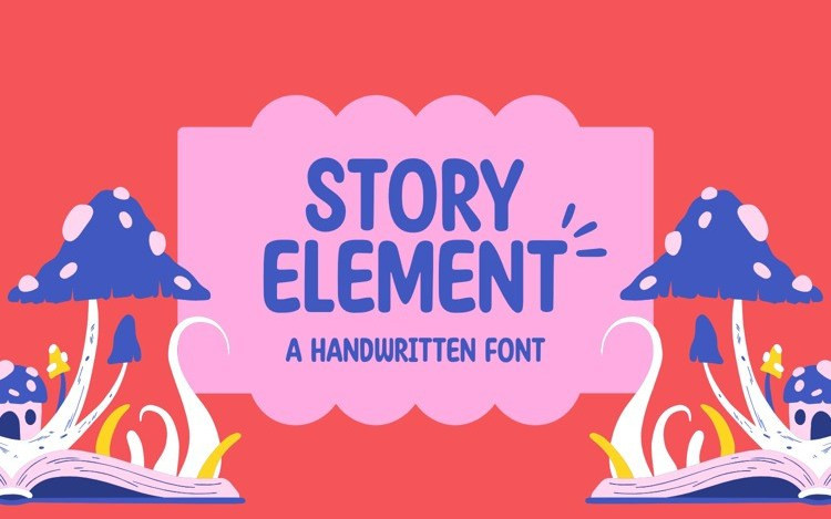 Story Element Display Font