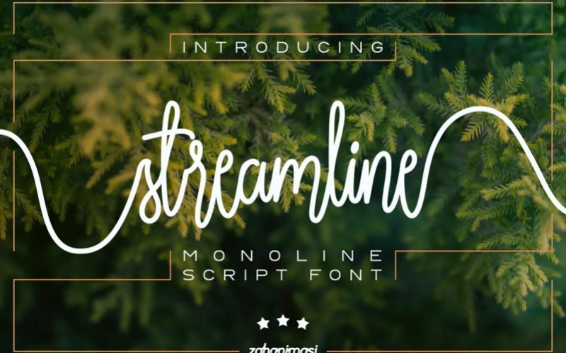 Streamline Handwritten Font