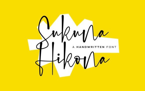 Sukuna Hikona Script Font