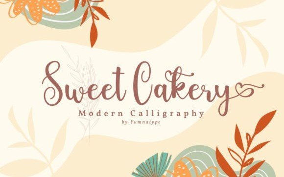 Sweet Cakery Calligraphy Font