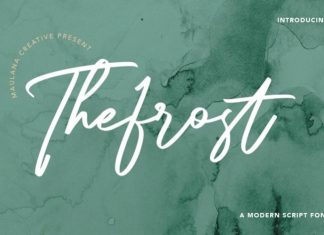 Thefrost Handwritten Font