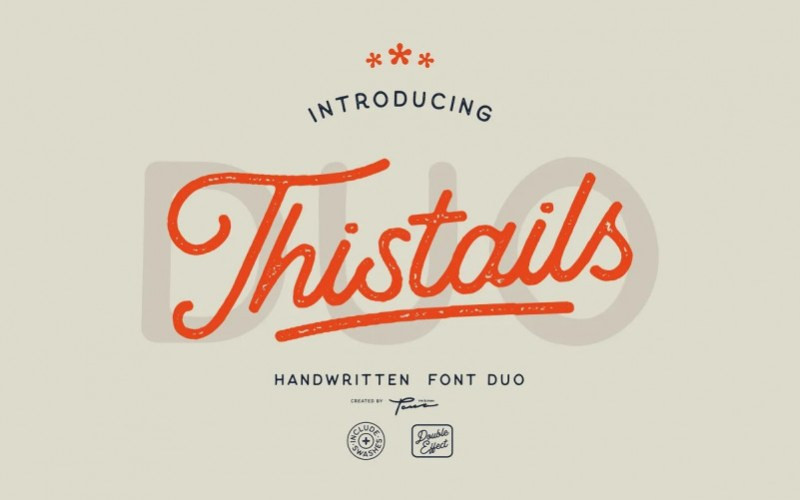 Thistails Display Font