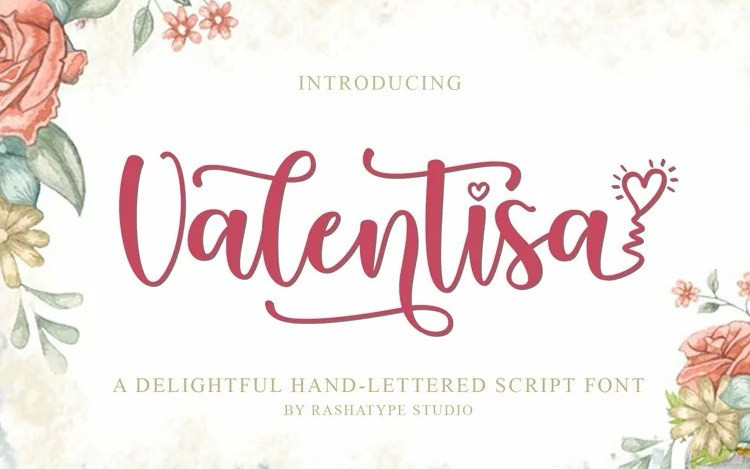 Valentisa Calligraphy Font