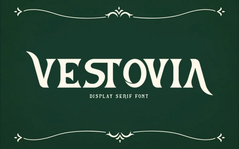 Vestovia Display Font
