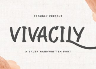 Vivacily Brush Font