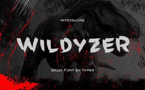 Wildyzer Brush Font