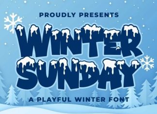 Winter Sunday Display Typeface