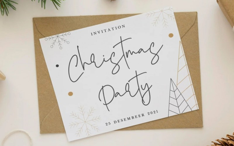 Yearbook Christmas Script Font