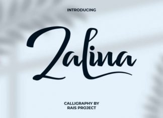 Zalina Script Font