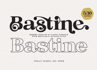 Bastine Serif Font