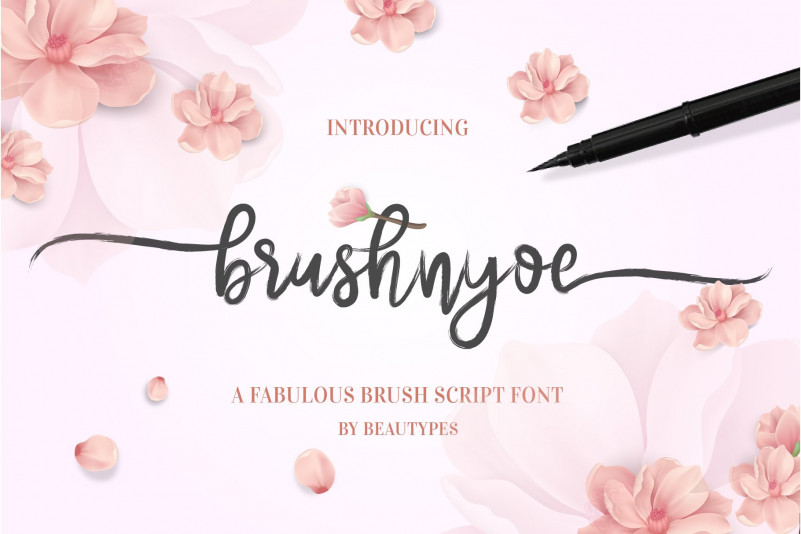 Brushnyoe Script Font