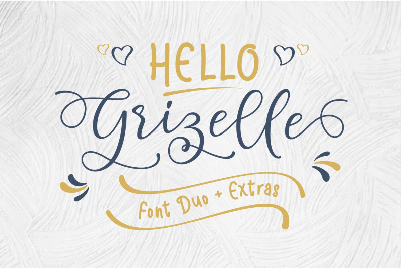 Hello Grizelle Font Duo