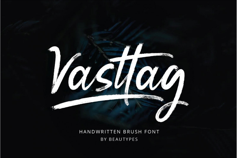 Vasttag Brush Font