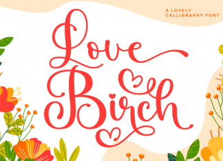 Love Birch Calligraphy Font