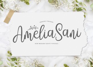 Amelia Sani Script Font