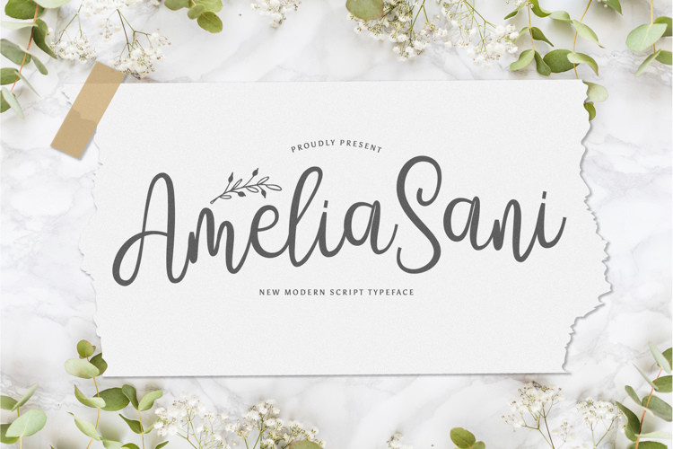 Amelia Sani Script Font