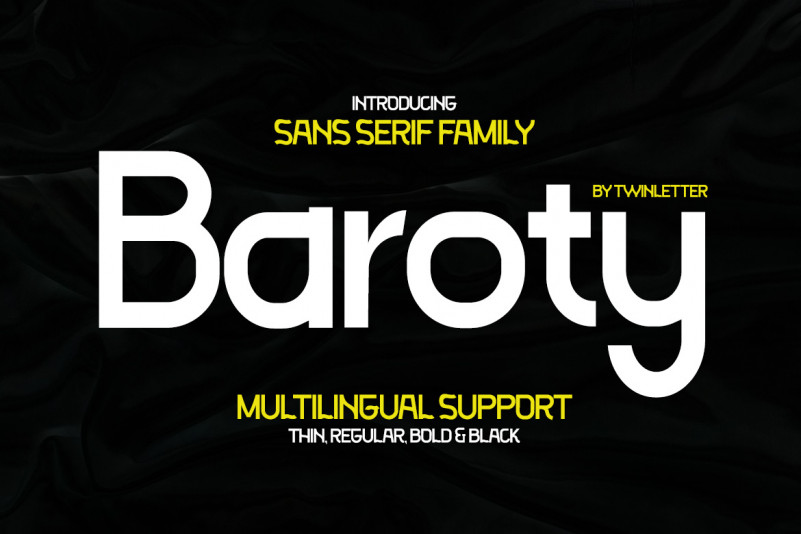 Baroty Display Font