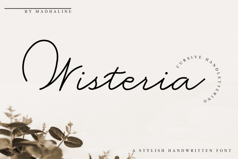 Wisteria Handwritten Font