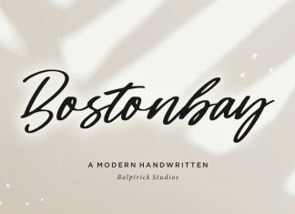 Bostonbay Handwritten Font