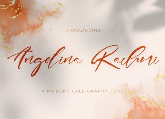 Angelina Rachmi Script Font