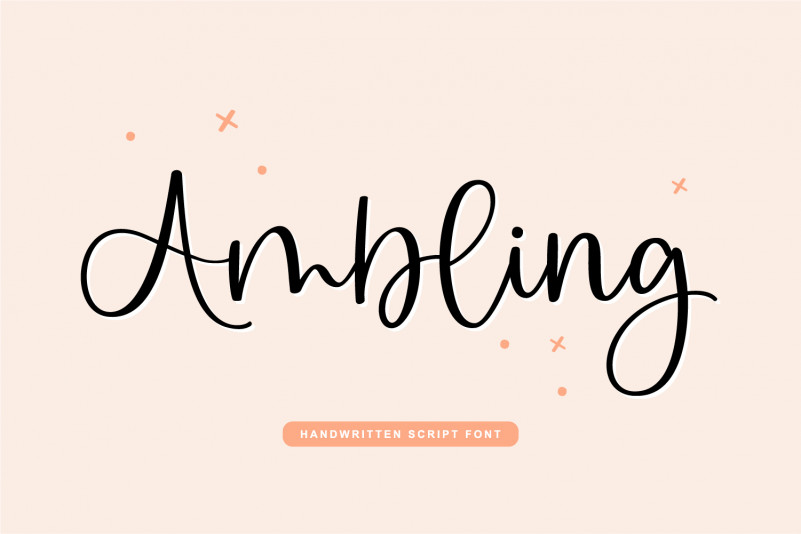 Ambling Script Font