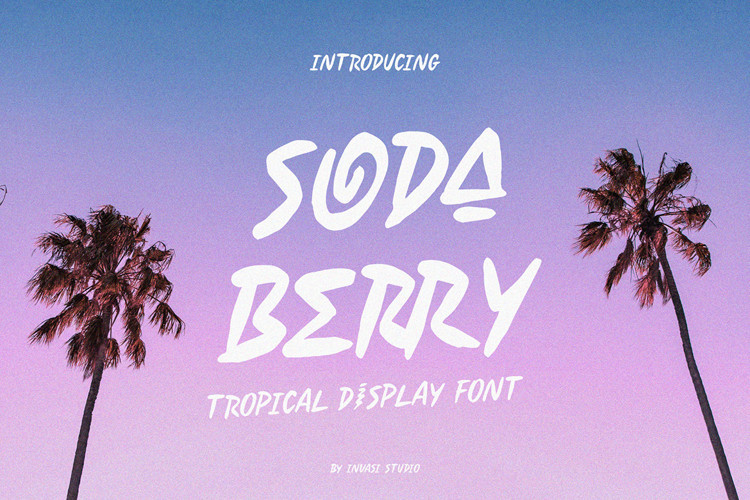Soda Berry Display Font