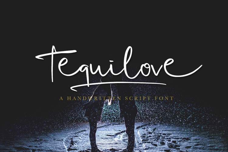 Tequilove Handwritten Font