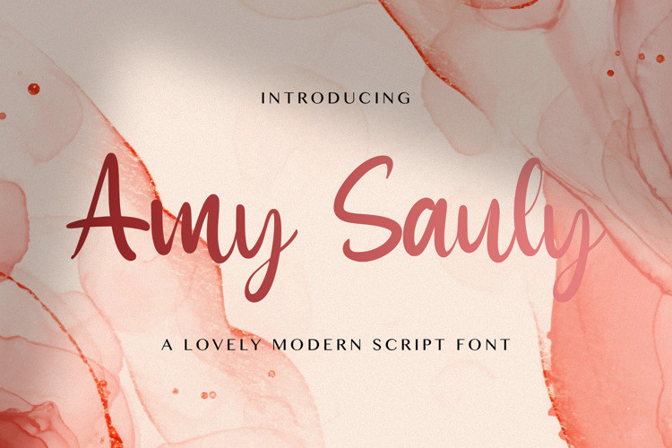 Amy Sauly Script Font