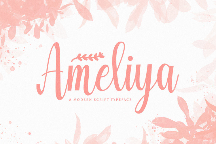 Amelya Script Font
