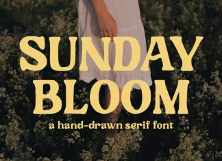 Sunday Bloom Serif Font