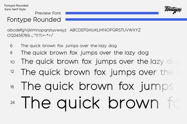 Fontype Rounded Sans Serif Font