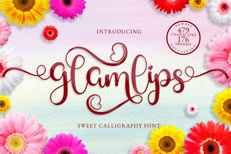 Glamlips Calligraphy Font