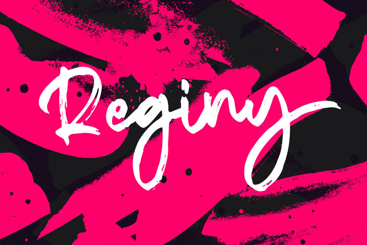 Reginy Brush Font