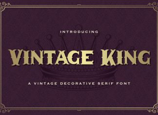 Vintage King Display Font